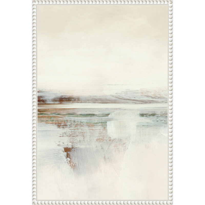 "Burkhild Lake Abstract No 2" par Dan Hobjour, reproduction d'art sur toile encadrée, H 23 po x l 16 po