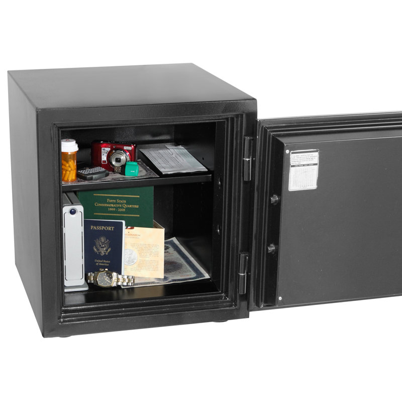 Security Safe With Combination Lock, 1.2 CuFt