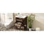 Meuble-lavabo de 24 po avec lavabo attaché, conception compacte et élégante, un tiroir profond pour le rangement, poignées en fer de haute qualité, montage facile pour adultes, 4 robinets, aspect contemporain brun foncé