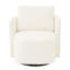 ° Fauteuil pivotant rembourré en chenille ° - Confort moderne pour le salon, la chambre à coucher, le bureau
