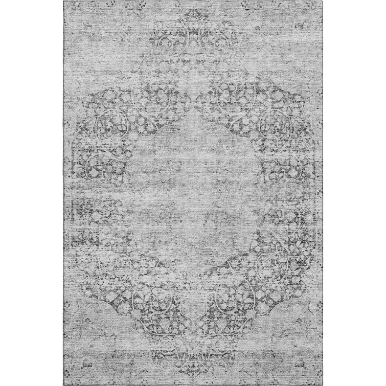 Premium Machine Washable Ducote AMF1146 Global Rug