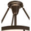 3 - Light Semi Flush Mount