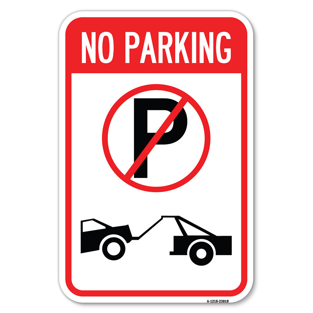 Stop Symbol Sign for Parking Control PKE-21645