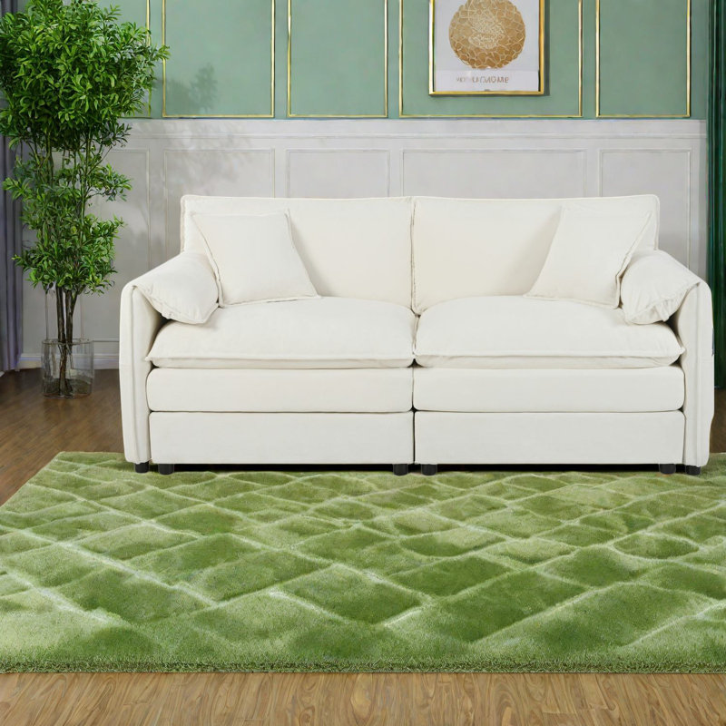 Canapés en chenille ultimes et confortables, causeuse spacieuse pour maison moderne