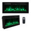 Aakifa Symple Stuff Black Electric Fireplace with 2000 BTU-119728373