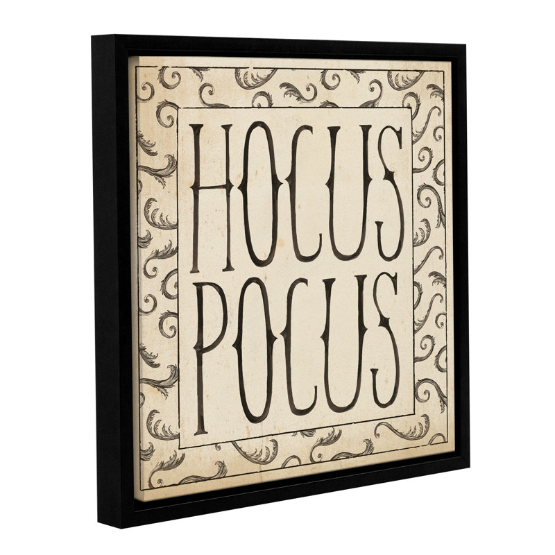 «Hocus Pocus Square II» par Sara Zieve Miller, reproduction sur toile, H 24 po x l 24 po x P 2 po