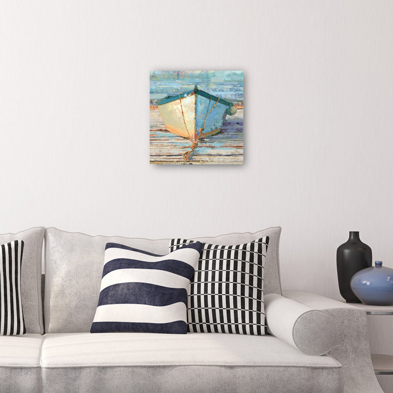 Jetty by Studio Arts Canvas Art Print, 12" H x 12" W x 1.5" D, Wrapped Canvas
