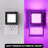 Dimmable Purple Night Light Plug In Nightstand Light