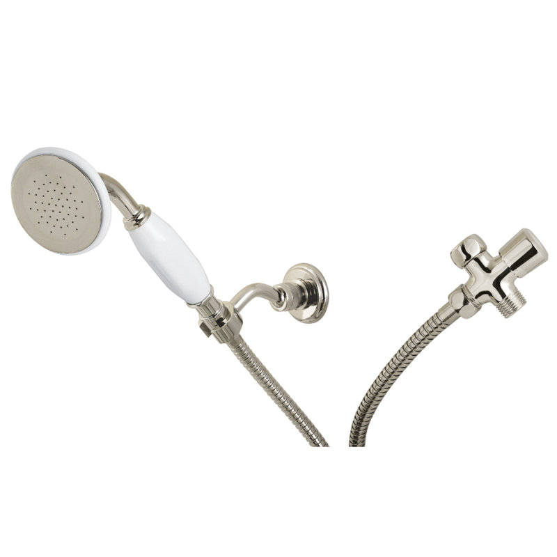 Ensemble de douche à main victorienne Kingston Brass, Nickel poli