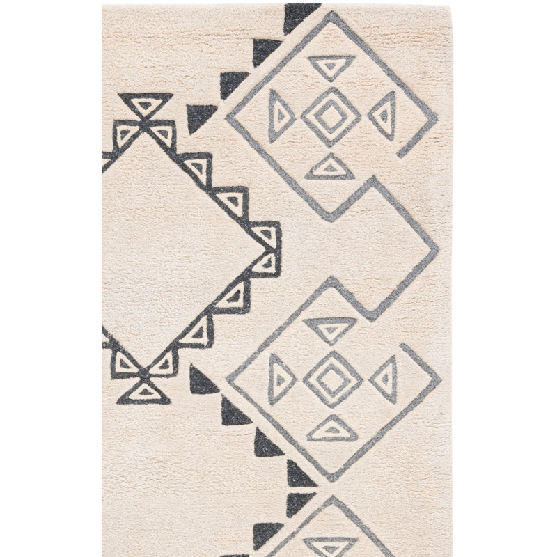 Powell Hand Tufted Performance Geometric Rug, Runner 2'3" x 8'