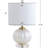 Haas 17.5" Glass/Crystal LED Table Lamp-1434444421