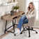 Meila Armless Desk Chair For Home Office, Adjustable Seating Solution With Wheels And Swivel Base