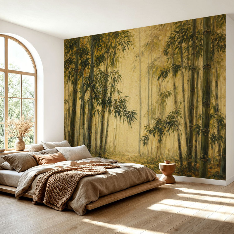 Papier peint adhésif auto-adhésif moderne pour la chambre à coucher L 69 po x l 96 po Peel and Stick