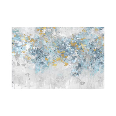 Charmed Aqua 1 Piece Wrapped Canvas Painting