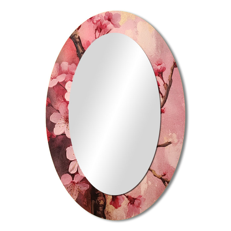 Miroir mural Cherry Blossoms, 36" x 24"