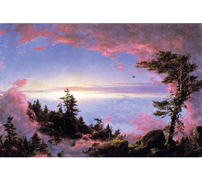 " Above The Clouds At Sunrise " by Frederic Edwin Church