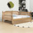Wood Daybed with Trundle and Rattan Frame-1070943261-1070943262