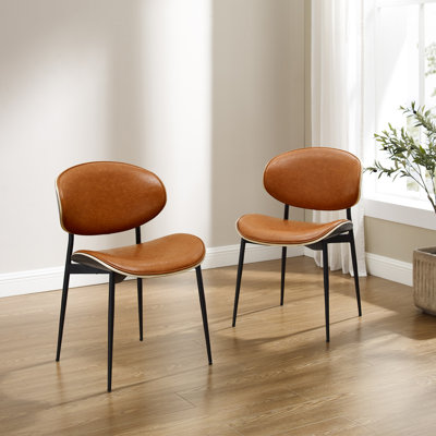 Chaise de salle à manger rembourrée Schrader