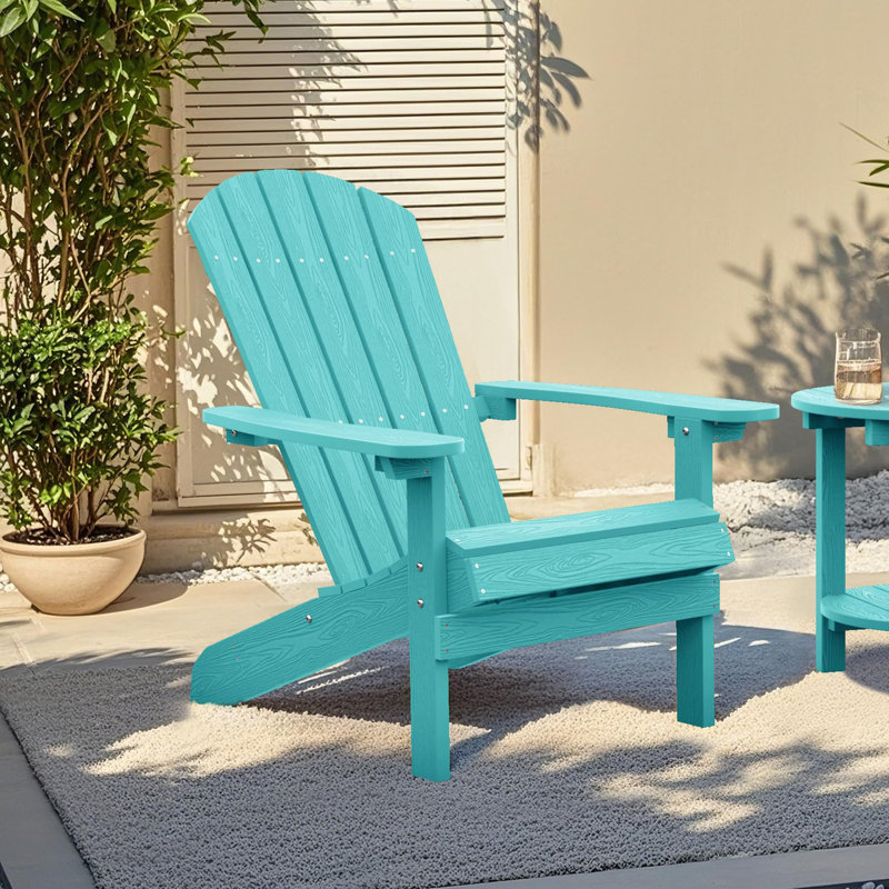 Chaise Adirondack en plastique pour patio, Aruba