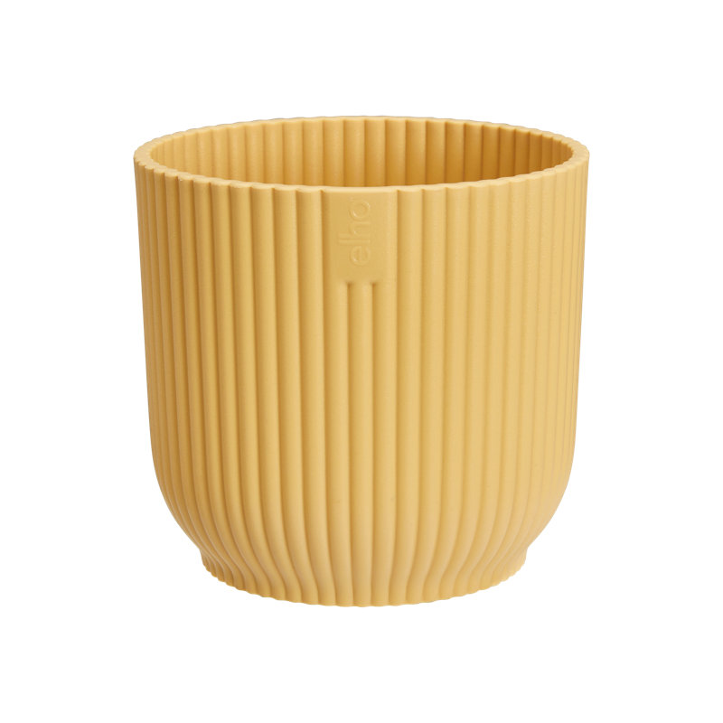 Pot Planter, 6.5cm H x 7cm W x 7cm D, Butter Yellow