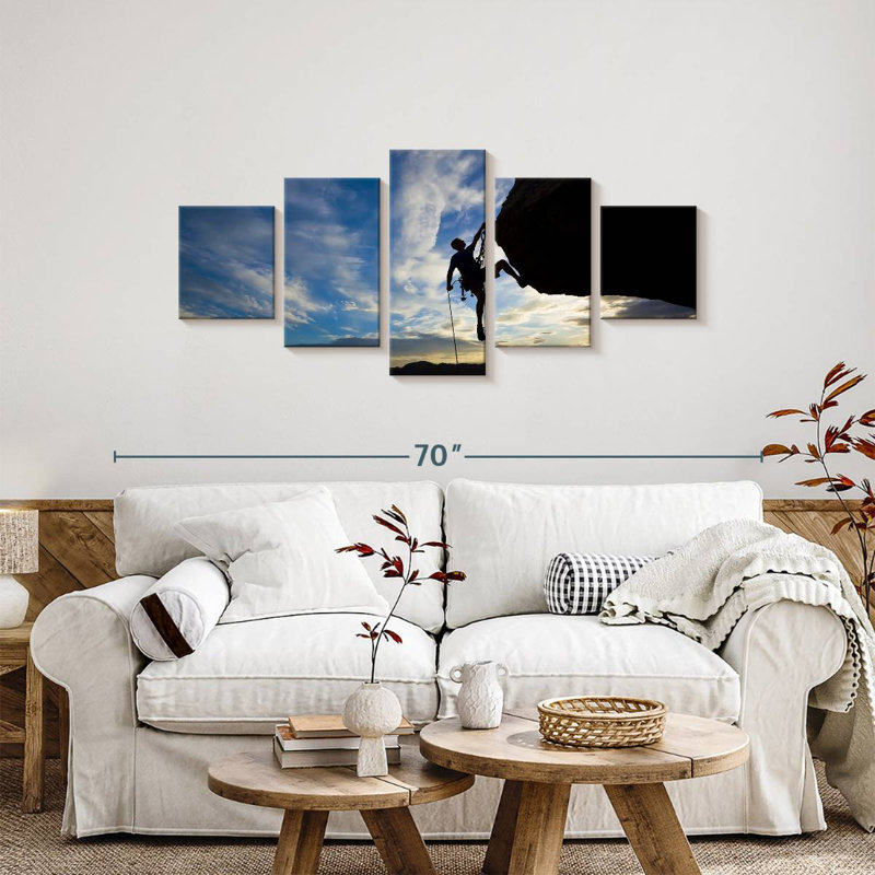 Keep Climbing, 24" H x 55" W