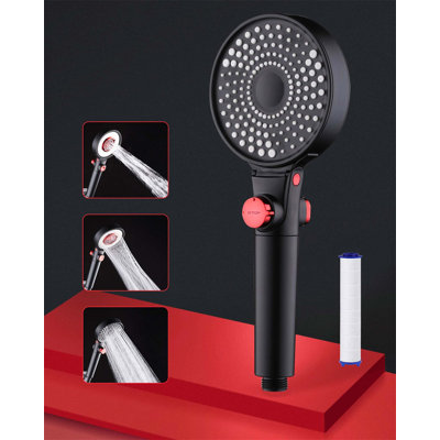 Shower Head With Filter And 3 Shower Modes