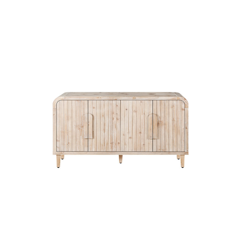 Buffet 59 po 59 po Farmhouse, Blanc antique