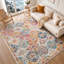 Sterne Machine Woven Beige/Blue/Orange/Pink/Teal/Yellow Indoor Rug-1578129424