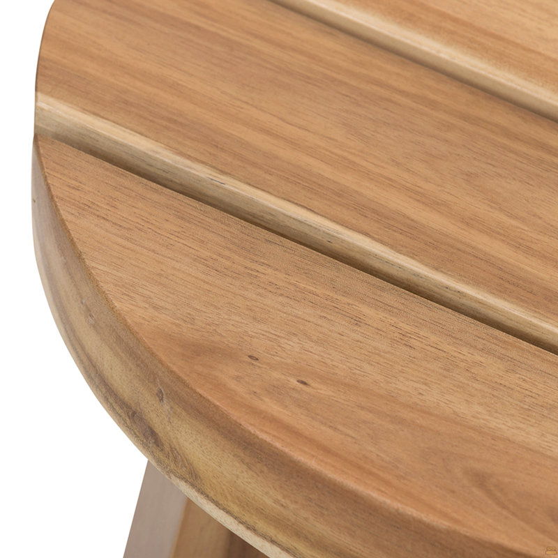 Table d'appoint ronde P 16 x 16 po, bois massif