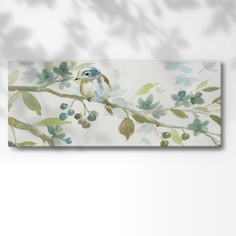 Commencement du printemps II sur toile, H 8 po x l 20 po x P 1,5 po