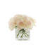 Real Touch Ivory Roses Pink Tipped Arrangement