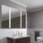 Inline 1-Light Gray Bath Bar