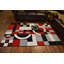 Tapis rouge / noir Cossey