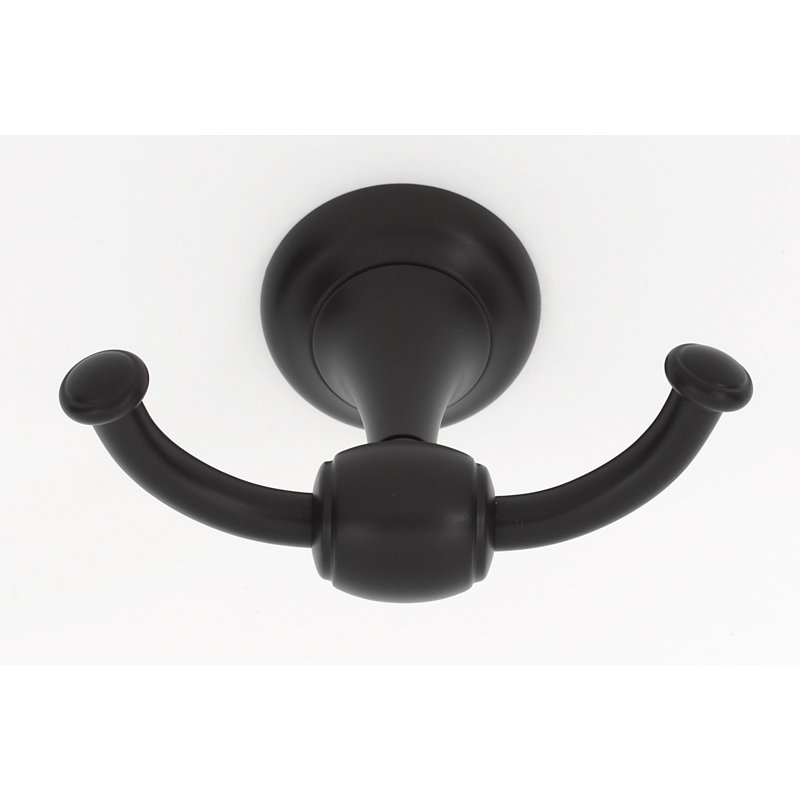 Double Robe Hook, Bronze