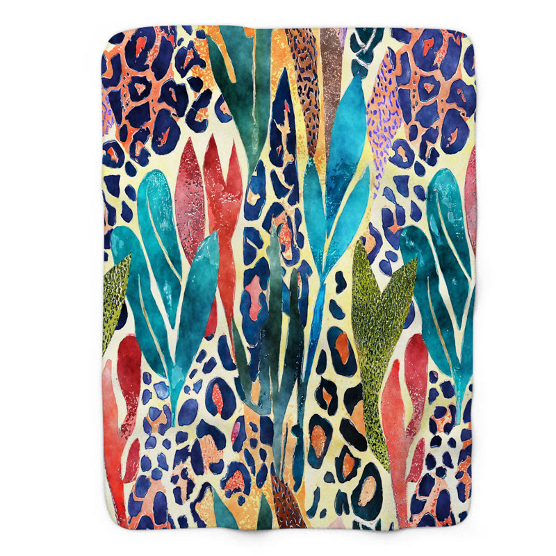 Wild Jungle Spots - couverture 1 pièce, Grand lit