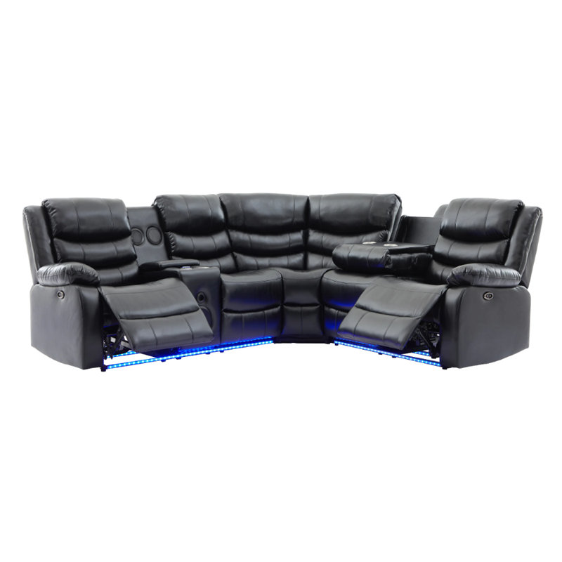 Canapé modulaire inclinable électrique A10AF49192324D27B503DAC487BED7E8