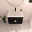 Meuble-lavabo mural de 28 po avec lavabo, pour petite salle de bain (emballage KD)