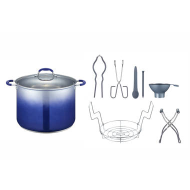 Concord Cookware Concord Sapphire Nonstick 7 Quart Stock Pot Cookware Set (Induction Compatible)Blue