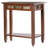 Oak and Slate Solid Wood Tile Recliner Wedge Table in Rustic Oak