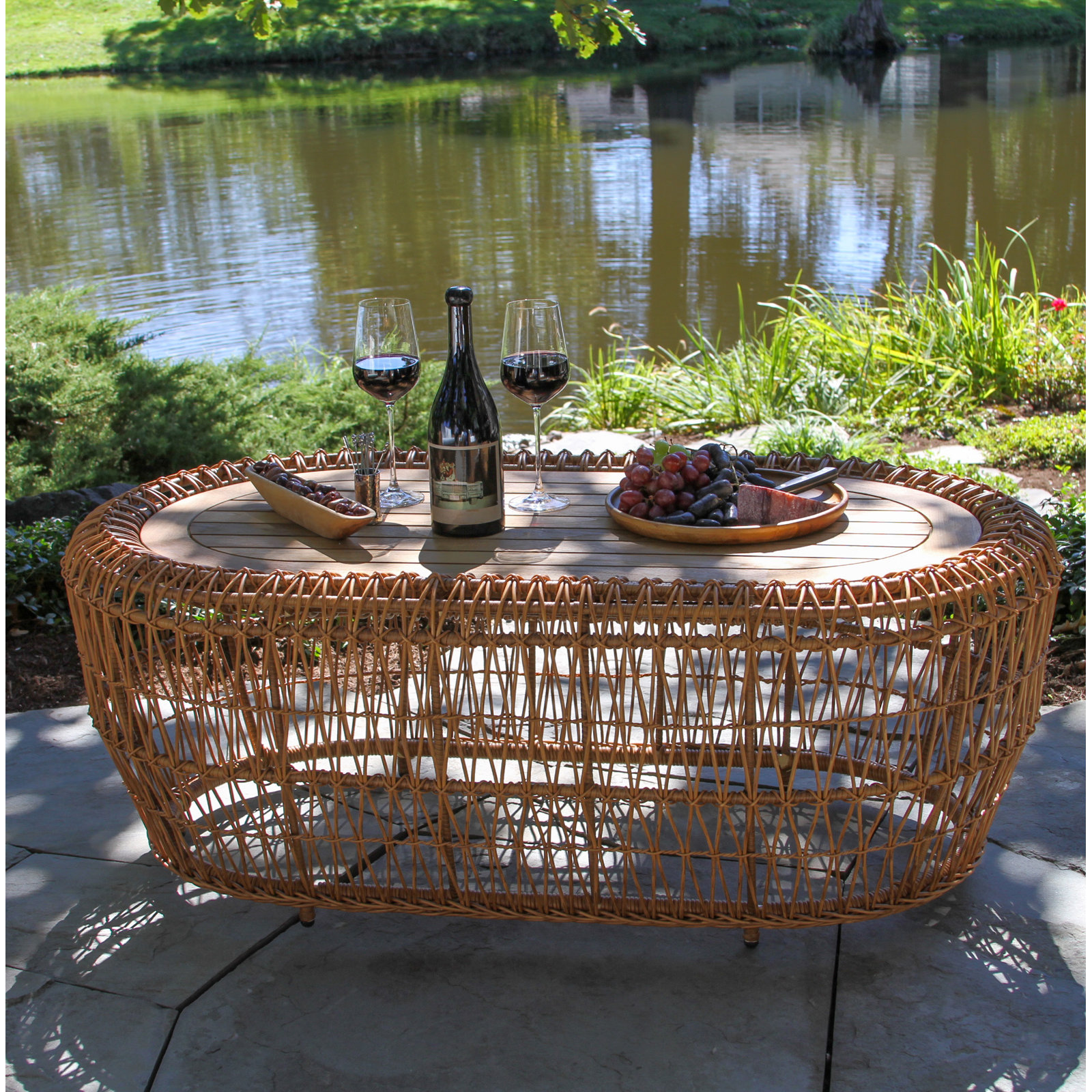 Alyshia 3-Person Patio Seating Group
