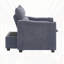Lit escamotable 3 en 1 multifonctionnel en velours-383067203