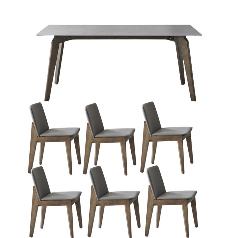 Table de salle à manger Modern Rock Board, H 29,5 po x L 70,9 po x l 35,4 po