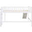 Lit mezzanine blanc avec espace et glissade polyvalente - choix de chambre double-1679765081-1679765080
