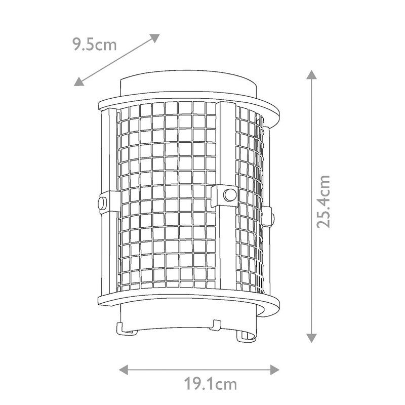 Rosiclare Steel Flush Mounted Sconce