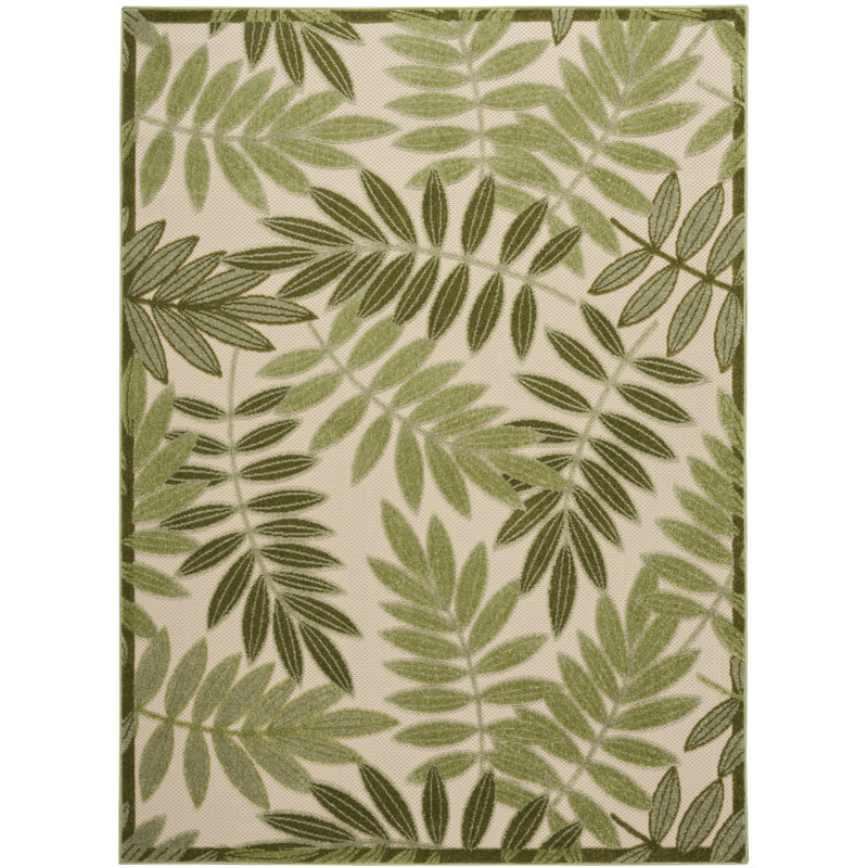 Nivia Indoor/Outdoor Area Rug, Rectangle 3'6" x 5'6"