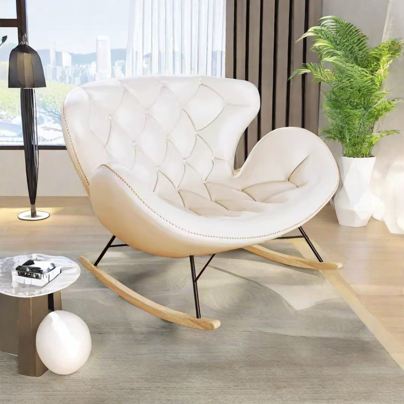 Chaise berçante double Nordic Light Luxury