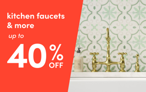kitchen faucets & more on sale