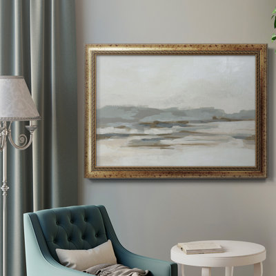 «Neutral Coast I», toile encadrée de qualité supérieure - prête à être accrochée