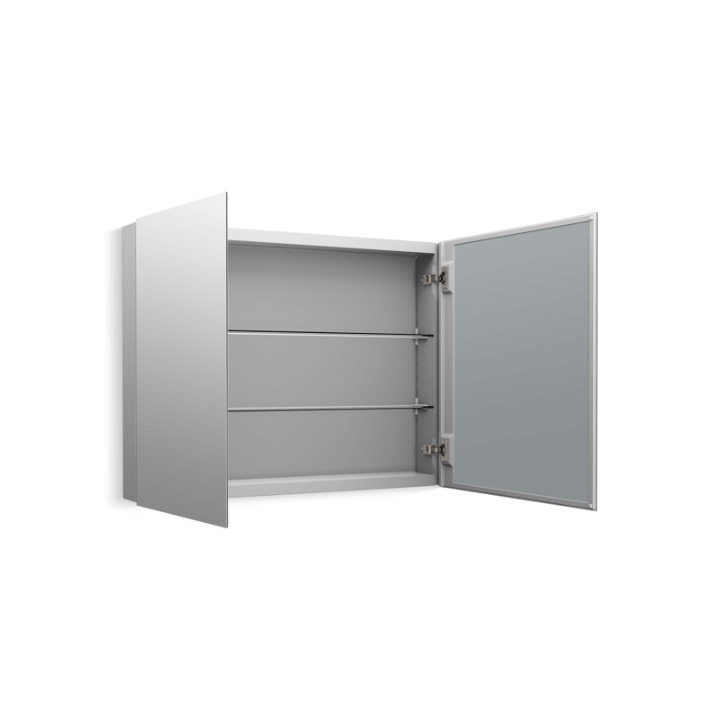 Embark Slim Rectangular Two-Door Medicine Cabinet, 26" H x 35" W x 4" D