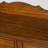 Brown Solid Wood Shoe Storage Bench